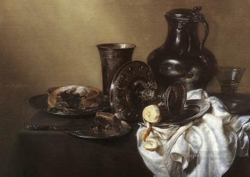 Still Life 1636 Willem Claeszoon Heda Oil Paintings